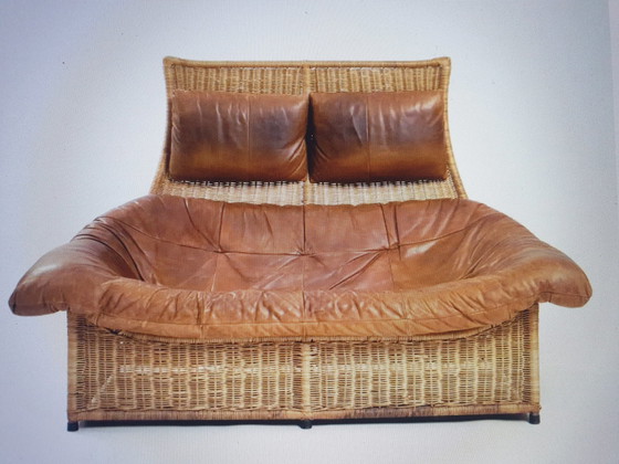 Image 1 of Rare Gerard Van De Berg 2-Seater Sofa For Montis