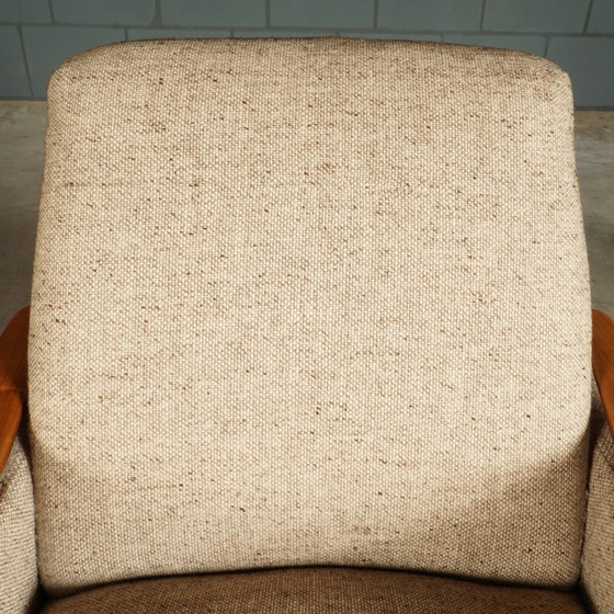 Image 1 of Vintage Club/Lounge Armchair - Wooden Armrests - 1960s