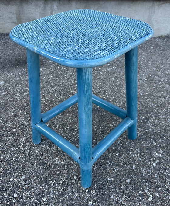 Image 1 of Rattan stool 1980
