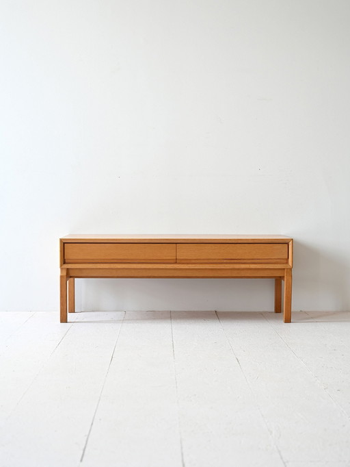 Mobili bassi in rovere vintage