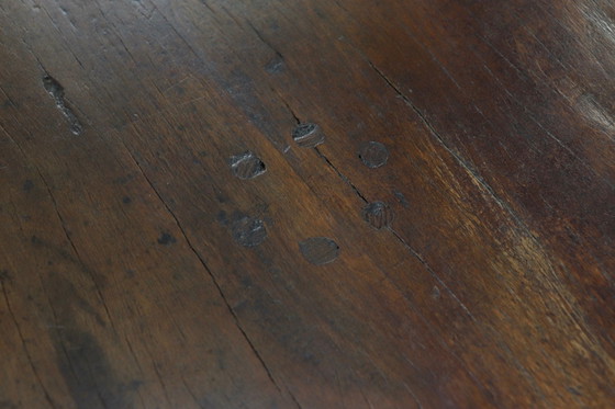 Image 1 of Antique Farmhouse Refectory Dining Table 