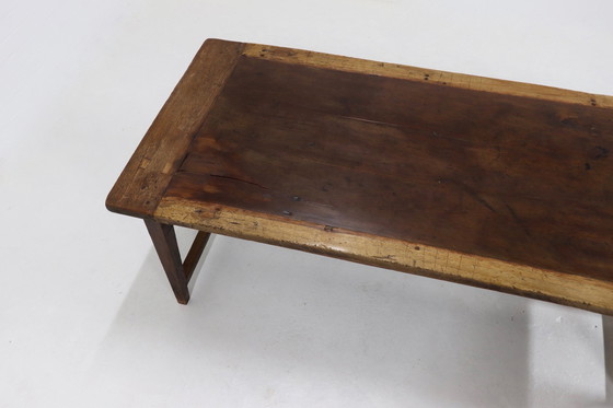 Image 1 of Antique Farmhouse Refectory Dining Table 