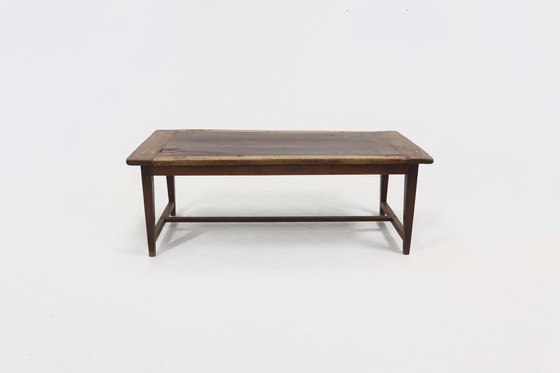 Image 1 of Antique Farmhouse Refectory Dining Table 