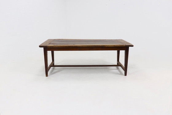 Image 1 of Antique Farmhouse Refectory Dining Table 