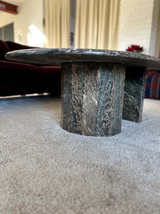 Image 1 of Coffee Table Marble Oval