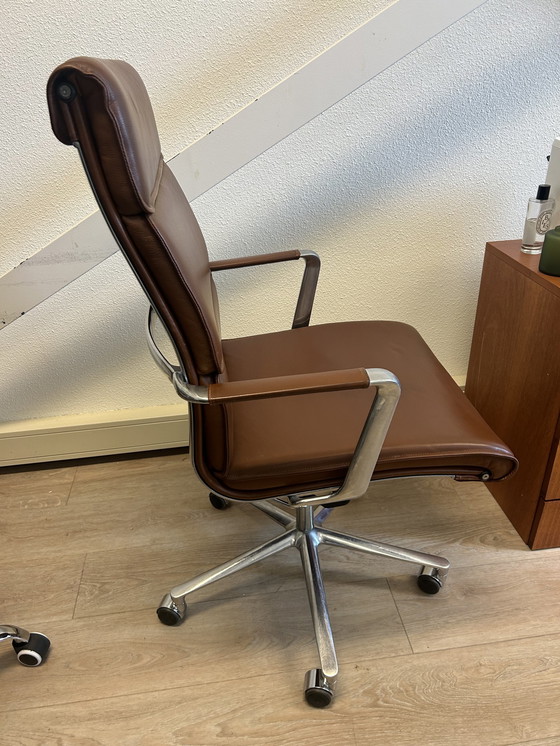 Image 1 of ICF Una deisgn office chair cognac