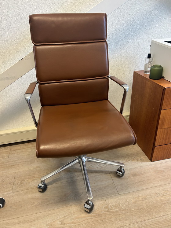 Image 1 of ICF Una deisgn office chair cognac