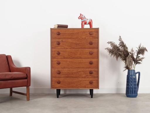 Teak Chest Of Drawers, Danish Design, 1960S, Production: Denmark