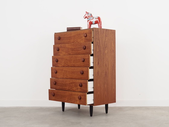 Image 1 of Teak Chest Of Drawers, Danish Design, 1960S, Production: Denmark