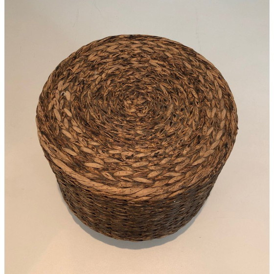 Image 1 of Vintage rope stool, France 1950