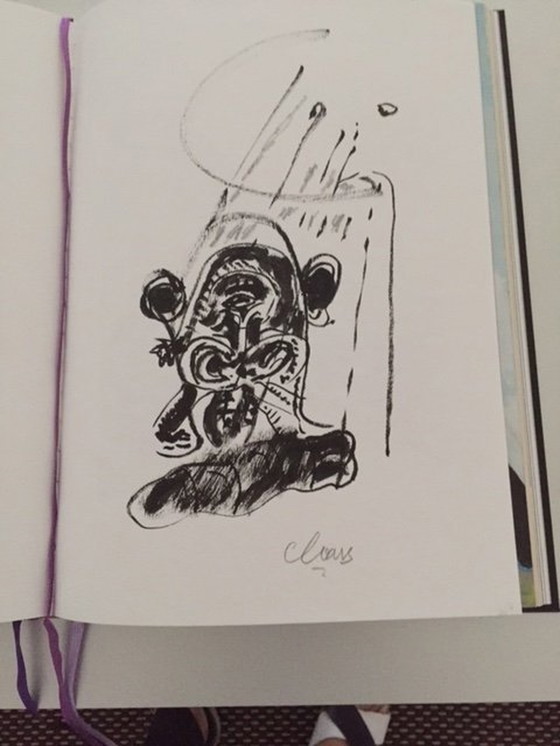 Image 1 of Hugo Claus "Wordless" With Signed Drawing