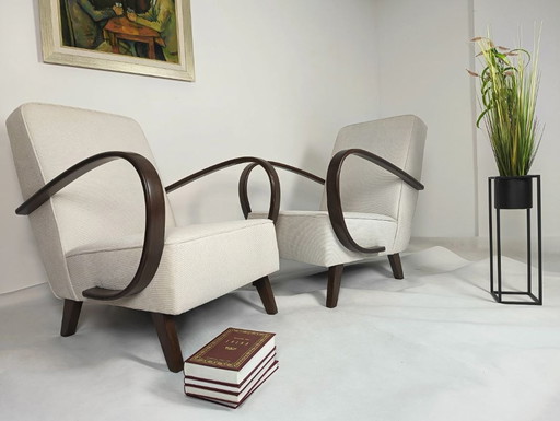 2x Jindřich Halabala armchairs