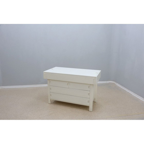 Image 1 of Cassettiera vintage in legno massello laccato di E. Radaelli per Saporiti, 1970