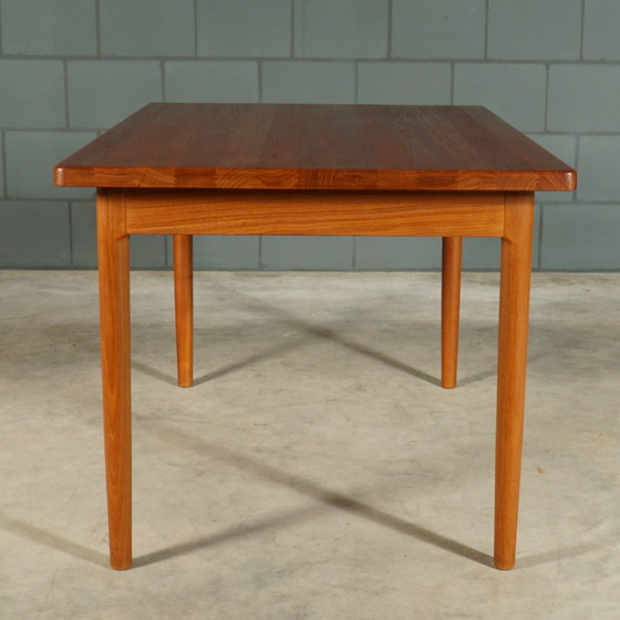 Image 1 of Midcentury Teak Dining Room Set - Table - 4 Chairs