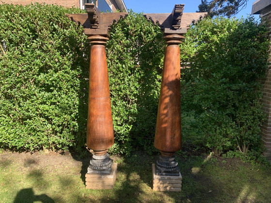 Image 1 of 2x Indian Pillars