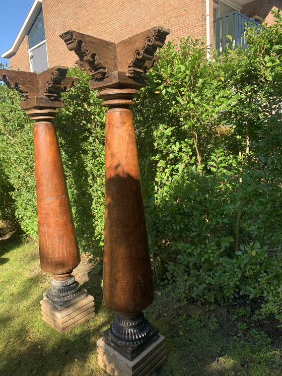 Image 1 of 2x Indian Pillars