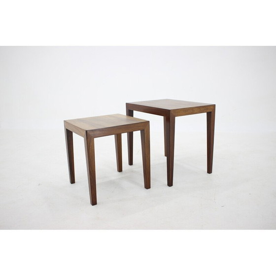 Image 1 of Vintage rosewood nesting tables by Severin Hansen, Denmark 1960