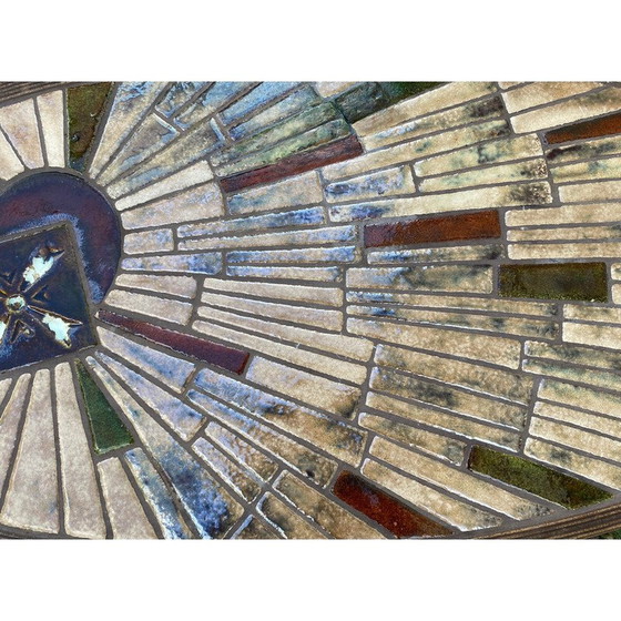 Image 1 of Vintage ceramic coffee table by Barrois Vallauris, 1970