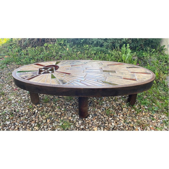 Image 1 of Vintage ceramic coffee table by Barrois Vallauris, 1970