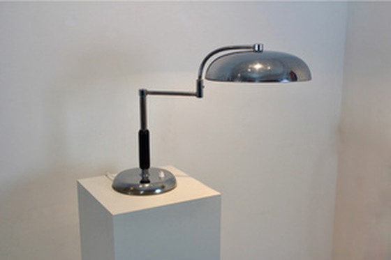 Image 1 of Adjustable Modernist Desk Lamp by Maison Desny Paris, 1930s