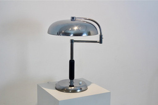 Adjustable Modernist Desk Lamp by Maison Desny Paris, 1930s