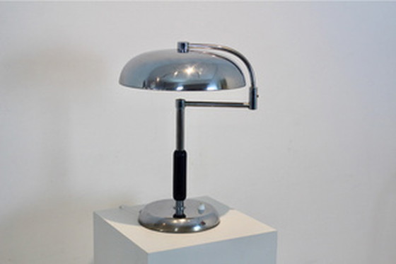 Image 1 of Adjustable Modernist Desk Lamp by Maison Desny Paris, 1930s