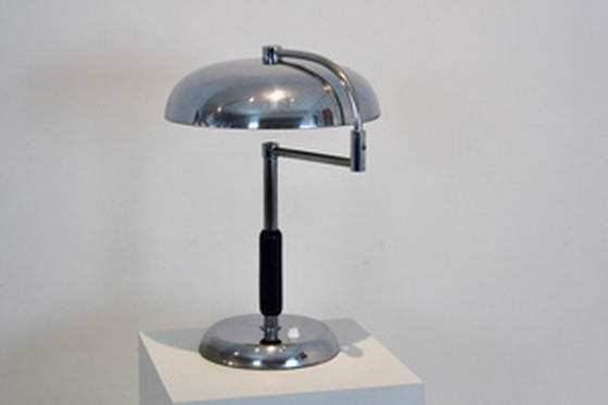 Image 1 of Adjustable Modernist Desk Lamp by Maison Desny Paris, 1930s