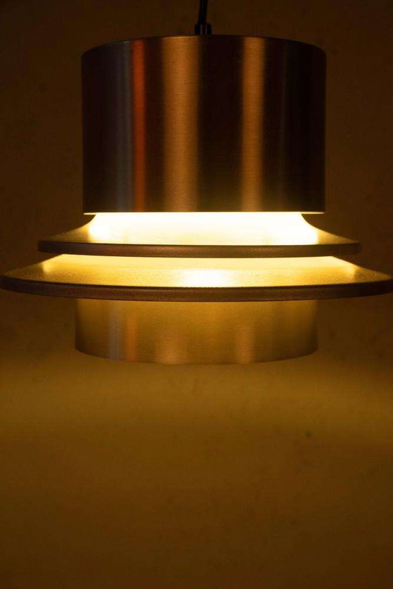 Image 1 of Lampe suspendue scandinave vintage, lampe suspendue de l'âge de l'espace