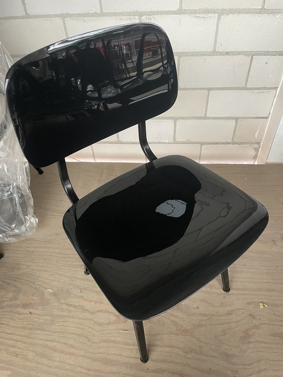 Image 1 of 4X Ahrend Revolt Chair High Gloss Black (New)