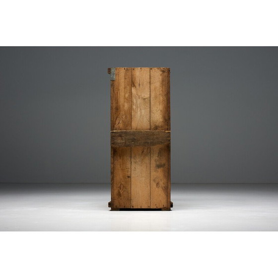 Image 1 of Rustic Art Populaire vintage cabinet, France