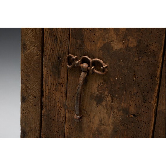 Image 1 of Rustic Art Populaire vintage cabinet, France