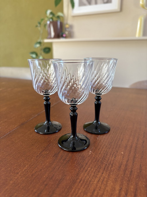 Luminarc Swirl Liqueur Glasses