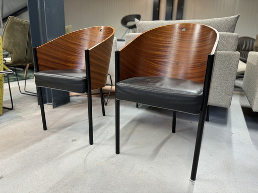 2 Philippe Starck Driade Costes chairs