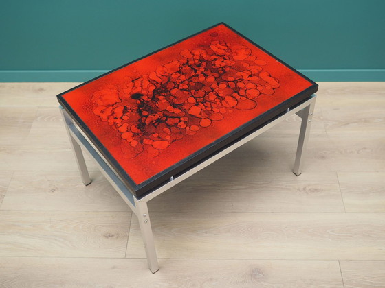 Image 1 of Glass Coffee Table, Danish Design, 1970S, Designer: Jean Rene