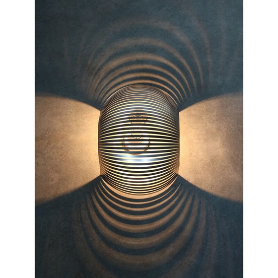 Image 1 of Lampada da tavolo vintage in acciaio inossidabile