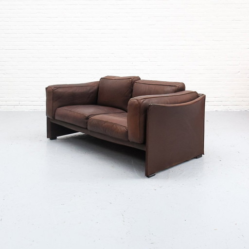 Cassina 405 Duc Two-Seater Sofa Mario Bellini 70S