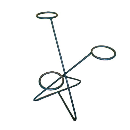 Porte-plante vintage en métal