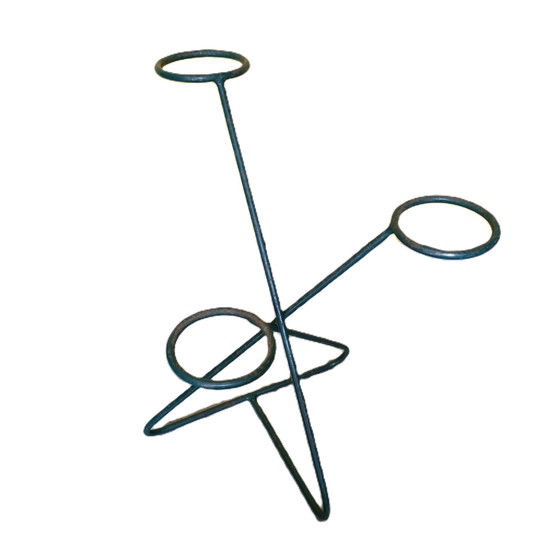 Image 1 of Portavasi in metallo vintage