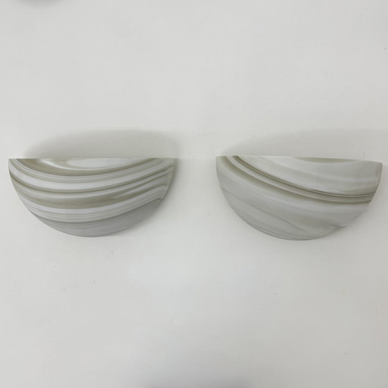 Image 1 of Juego de 2 apliques de pared grandes Peil &amp; Puzzler Carrara, década de 1970