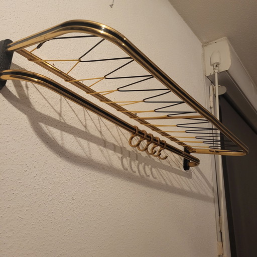 Aluminium Scoubidou Coat Rack, 1950,60