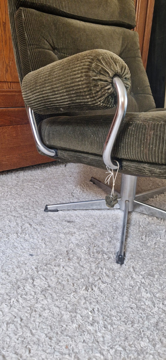 Image 1 of Fauteuil vintage relax vert