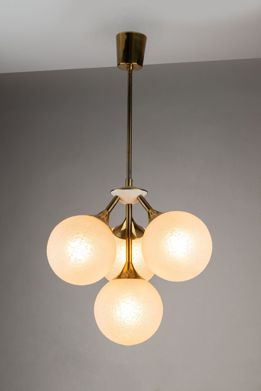 Sputnik Iced Glass Ceiling Light