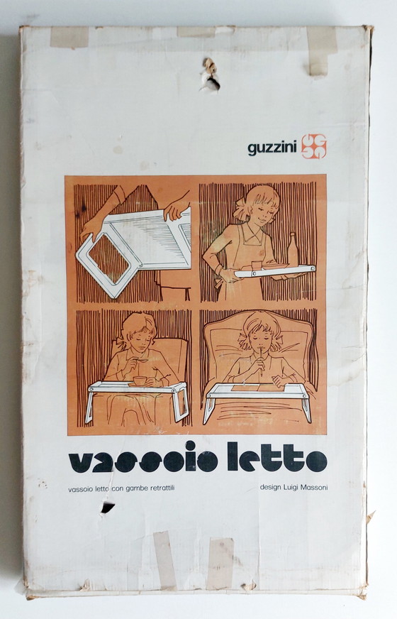 Image 1 of Guzzini white tray table in the original box