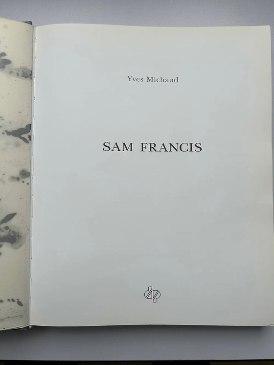 Image 1 of Book Sam Francis Author: Yves Michaud