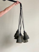 Pulp hanging lamp shades black