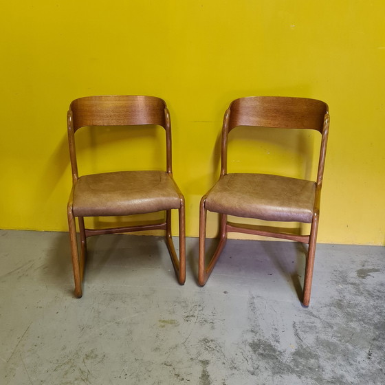 Image 1 of Chaises de salle à manger Emile & Walter Baumann