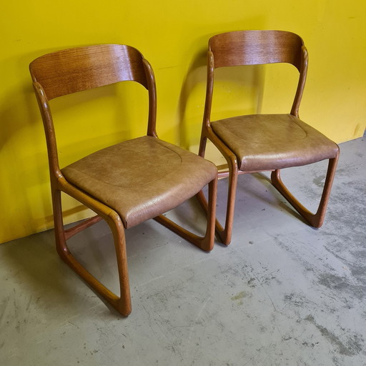 Chaises de salle à manger Emile & Walter Baumann