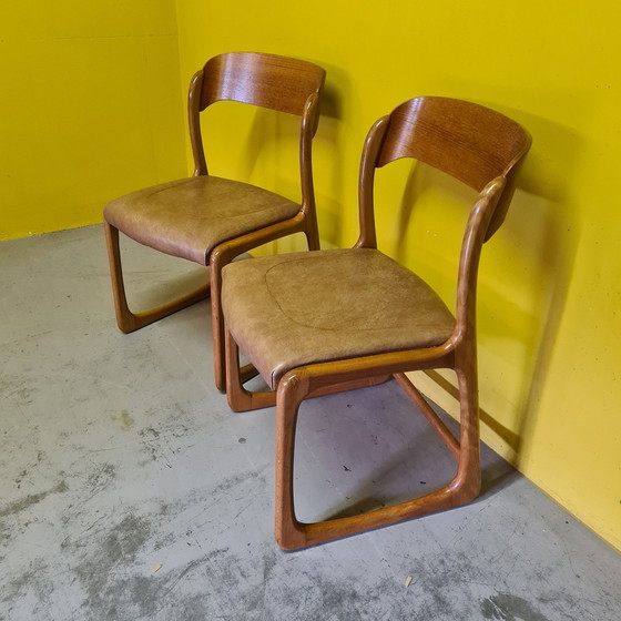 Image 1 of Chaises de salle à manger Emile & Walter Baumann