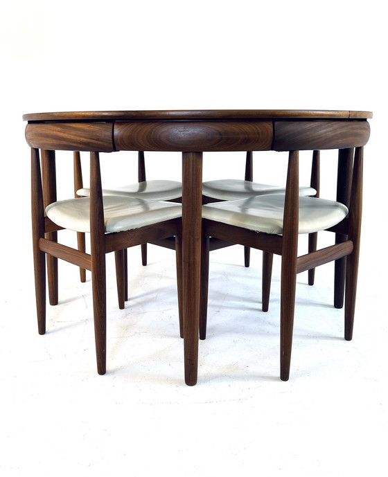 Image 1 of Roundette dining room set, Hans Olsen, Frem Rølje