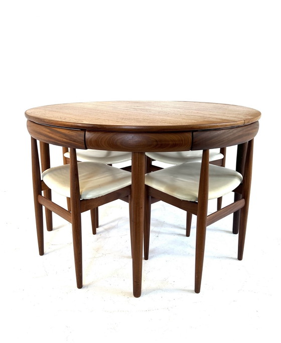 Image 1 of Roundette dining room set, Hans Olsen, Frem Rølje